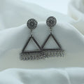 Crafteria Oxidized Silver Jhumka Design 27