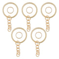 Crafteria ROSE GOLD / 25MM KEYCHAIN WITH CONNECTER RING