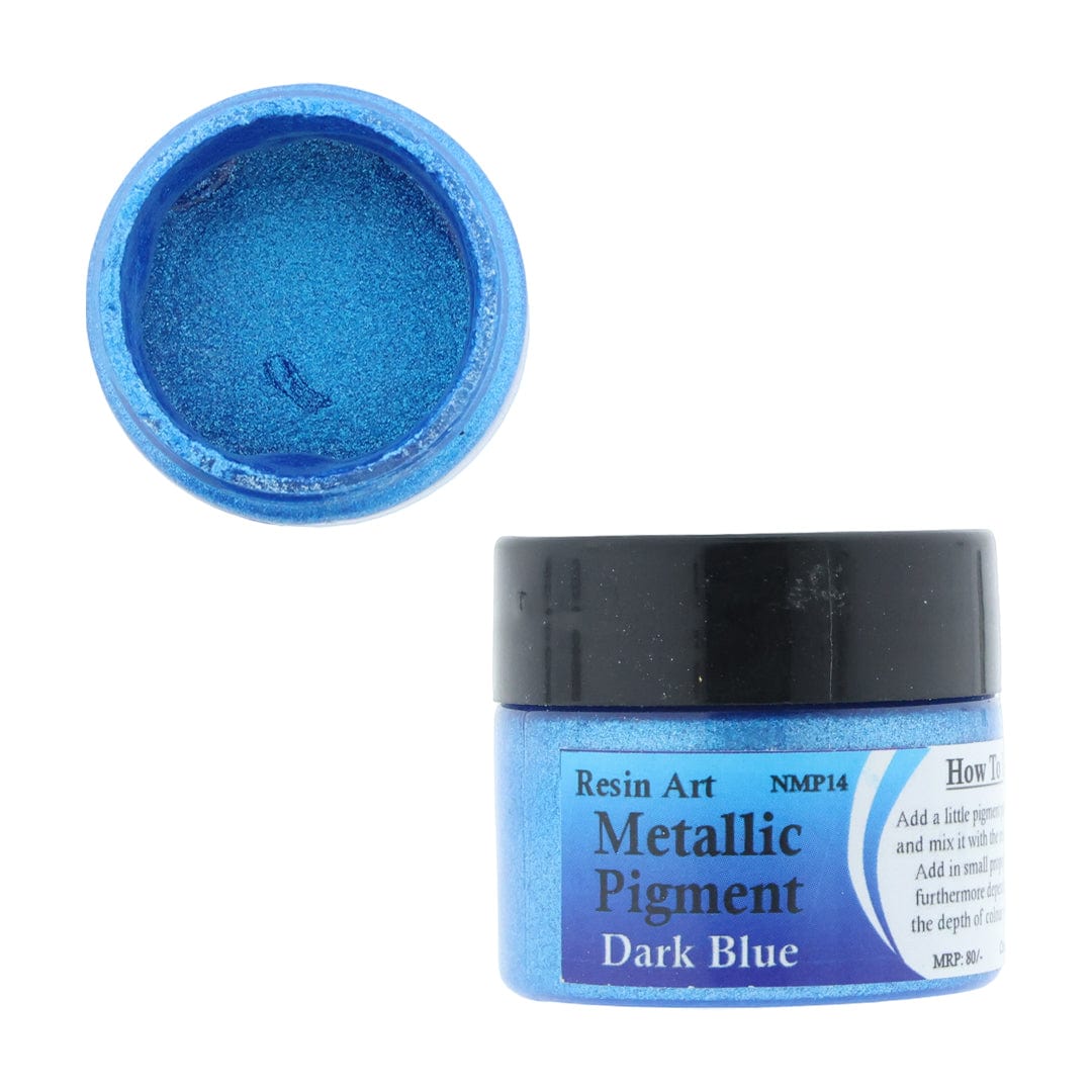 JUST CRAFT IT METALLIC RESIN PIGMENT Dark Blue Metallic Pigment