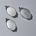 Crafteria SILVER PENDANT BEZELS D-06