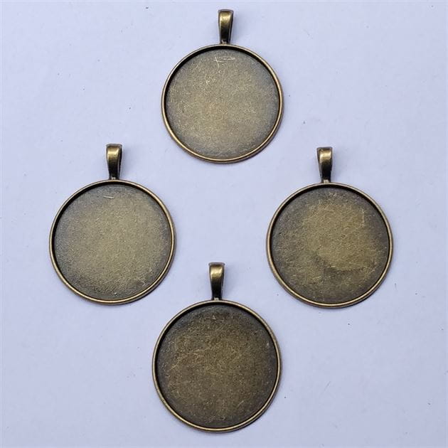 Crafteria SILVER PENDANT BASE D-17
