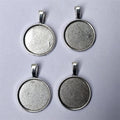 Crafteria SILVER PENDANT BASE D-22
