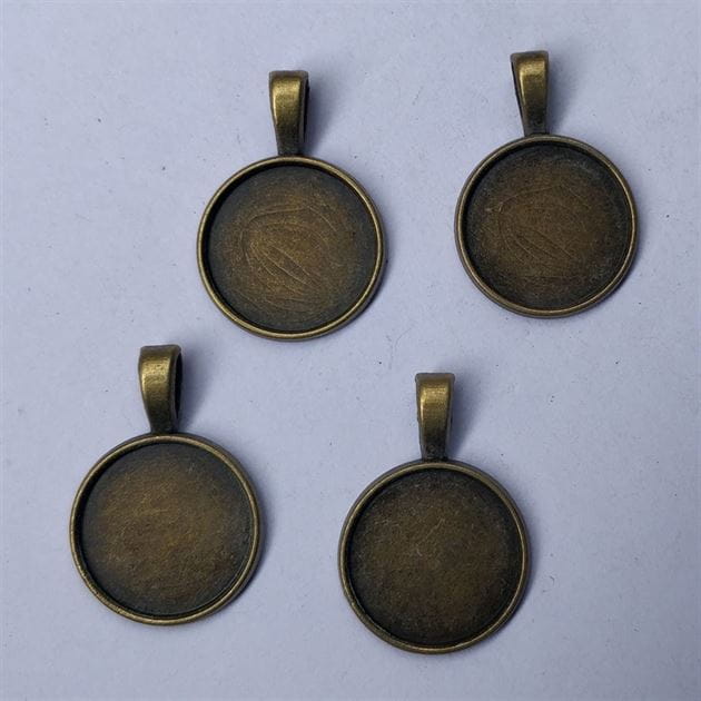 Crafteria SILVER PENDANT BASE D-23