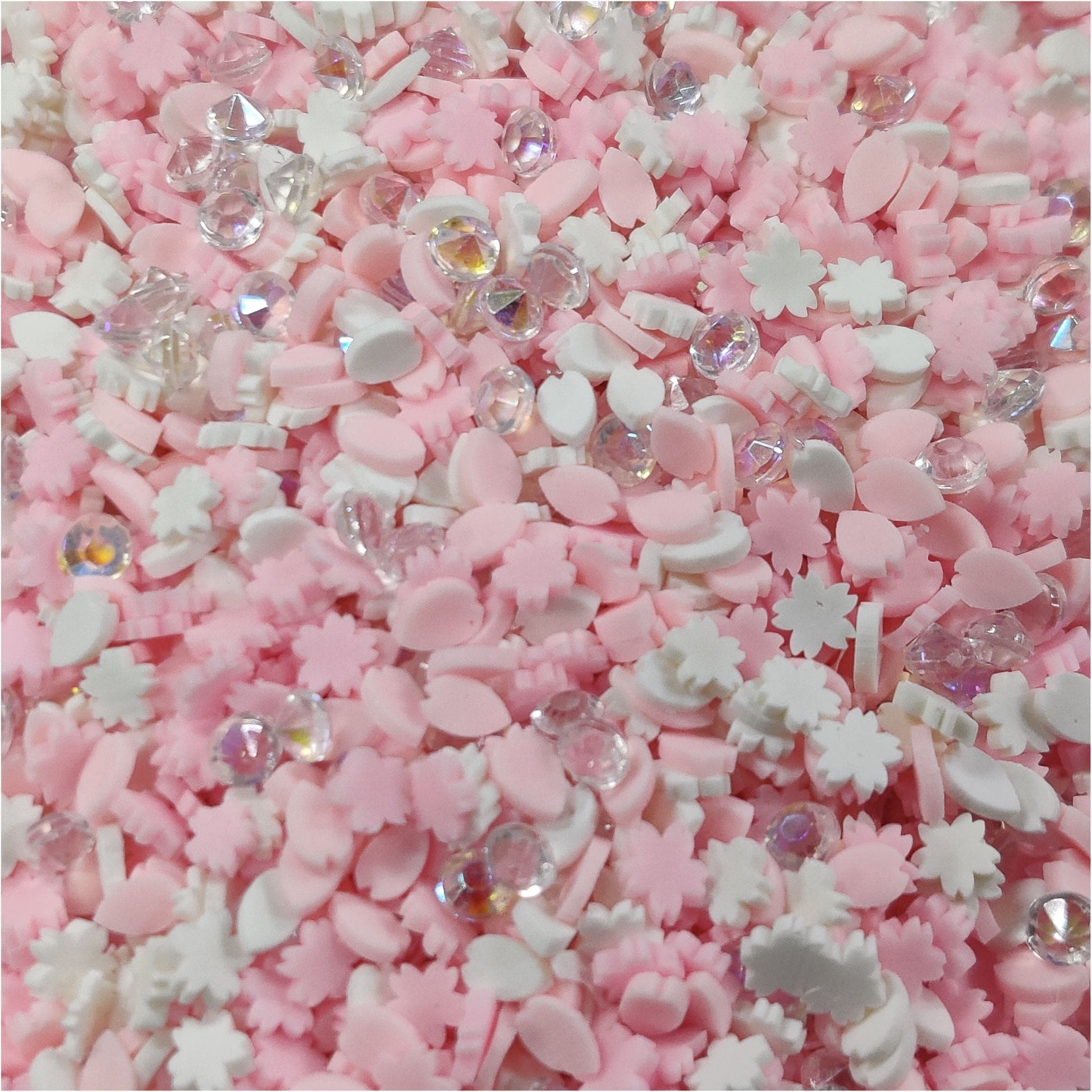 My Store Flower With Diamond Big Polymer Chips