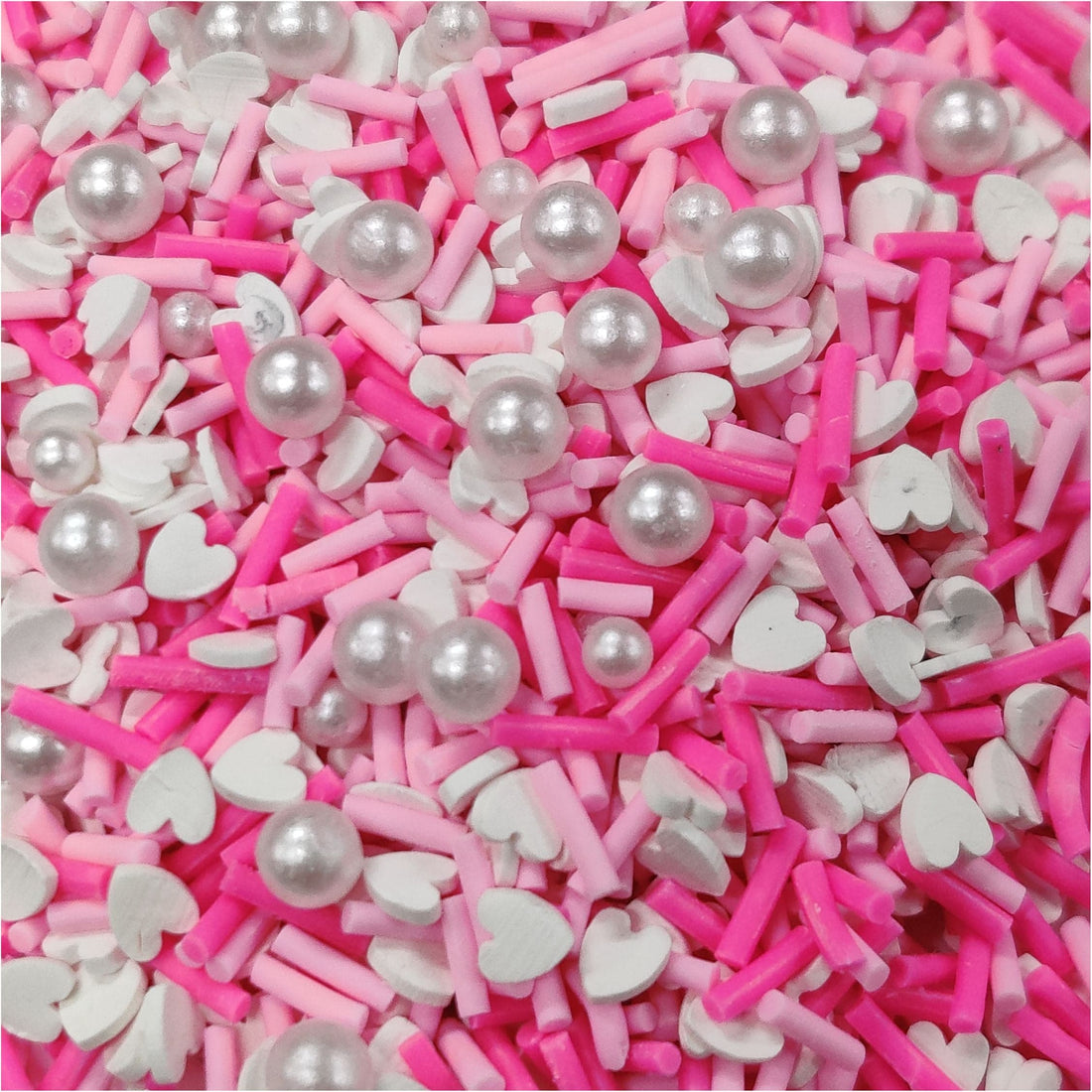 My Store Heart & Sticks With Beads Big Polymer Chips