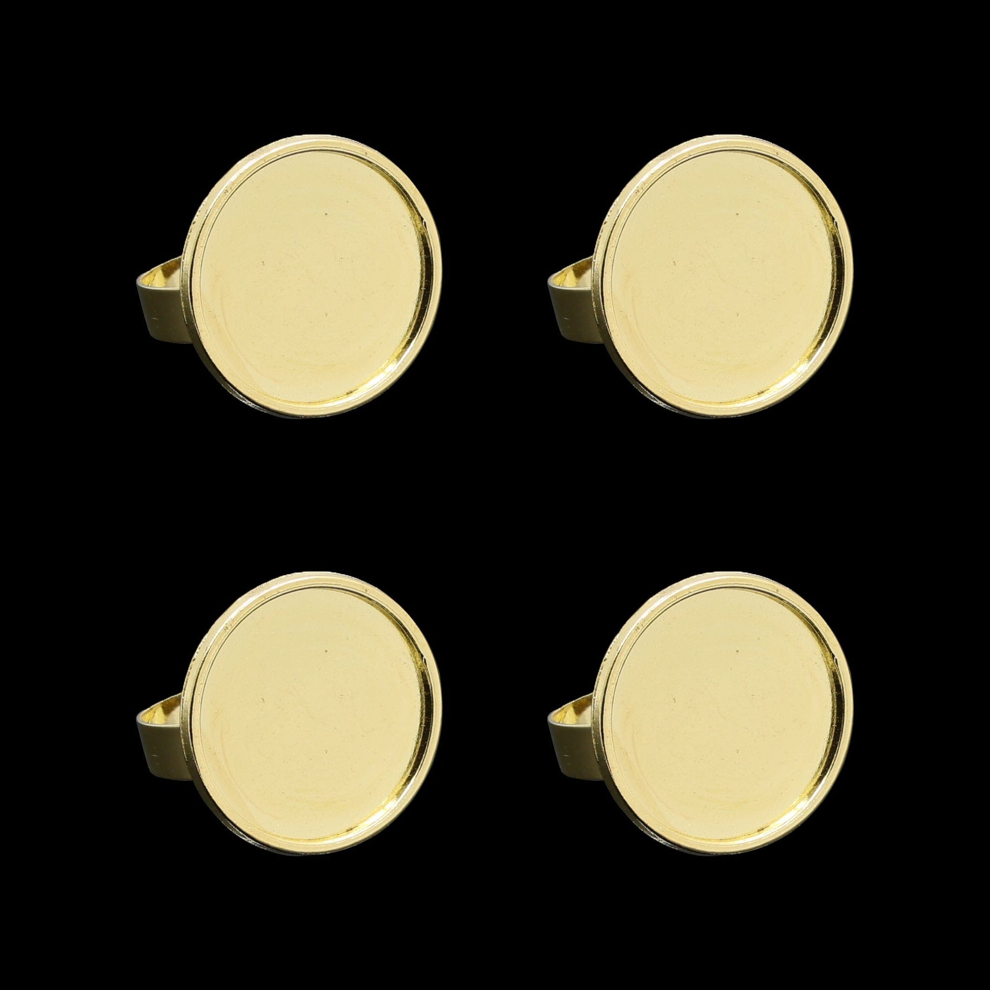My Store RING BEZELS Gold Ring Bezels