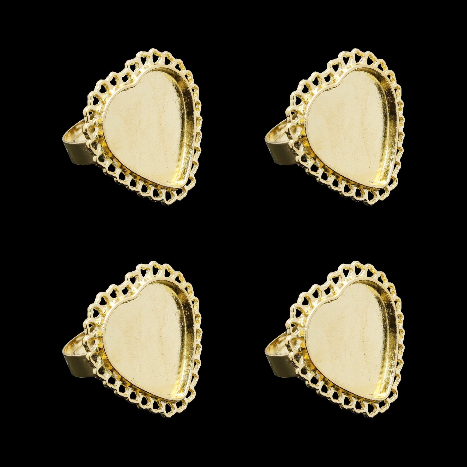 My Store RING BEZELS Gold Ring Bezels