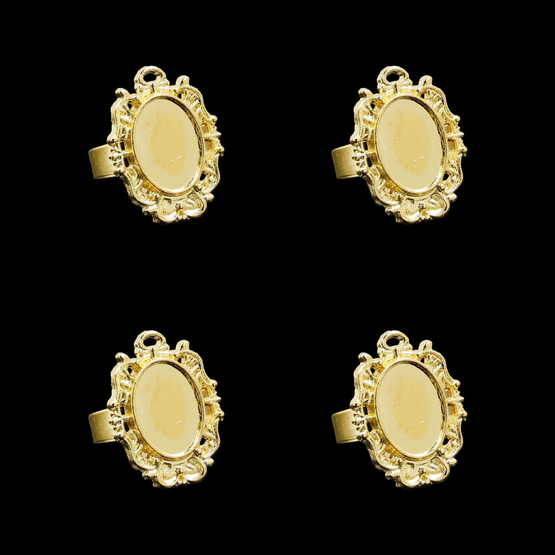 My Store RING BEZELS Gold Ring Bezels