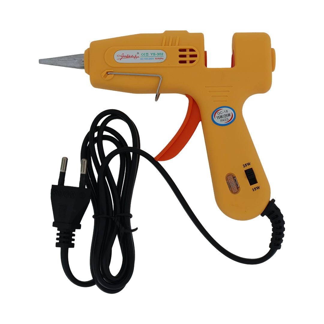 My Store 15W/25W Yellow Glue Gun With Indicator,ON/OFF Button
