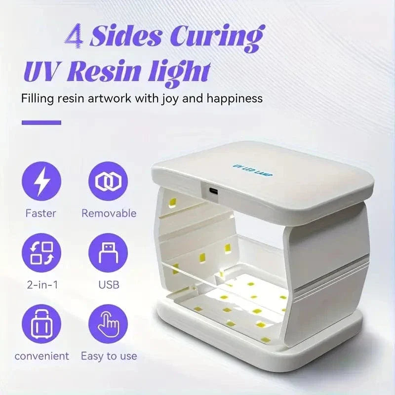 Crafteria 4 Way Light LED UV Resin Curing Lamp