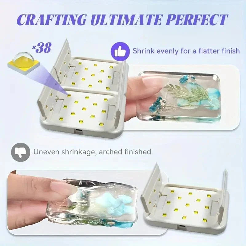 Crafteria 4 Way Light LED UV Resin Curing Lamp