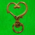 Crafteria HEART / GOLD DESIGNER LOBSTER KEYCHAIN