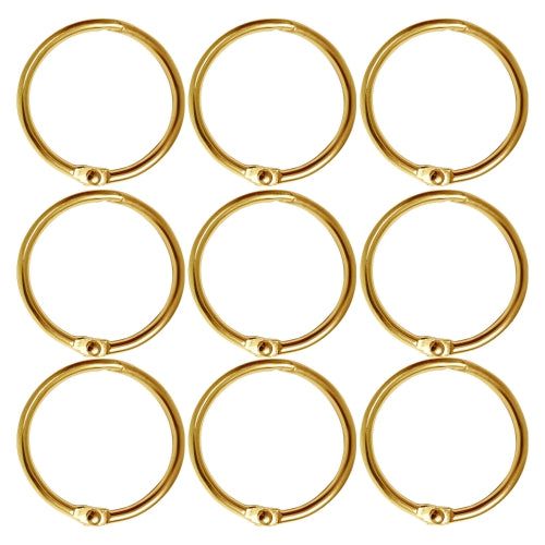 Crafteria 25MM / GOLD BOOK BINDING RING