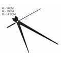 Crafteria BIG / BLACK Pointed Clock Needles