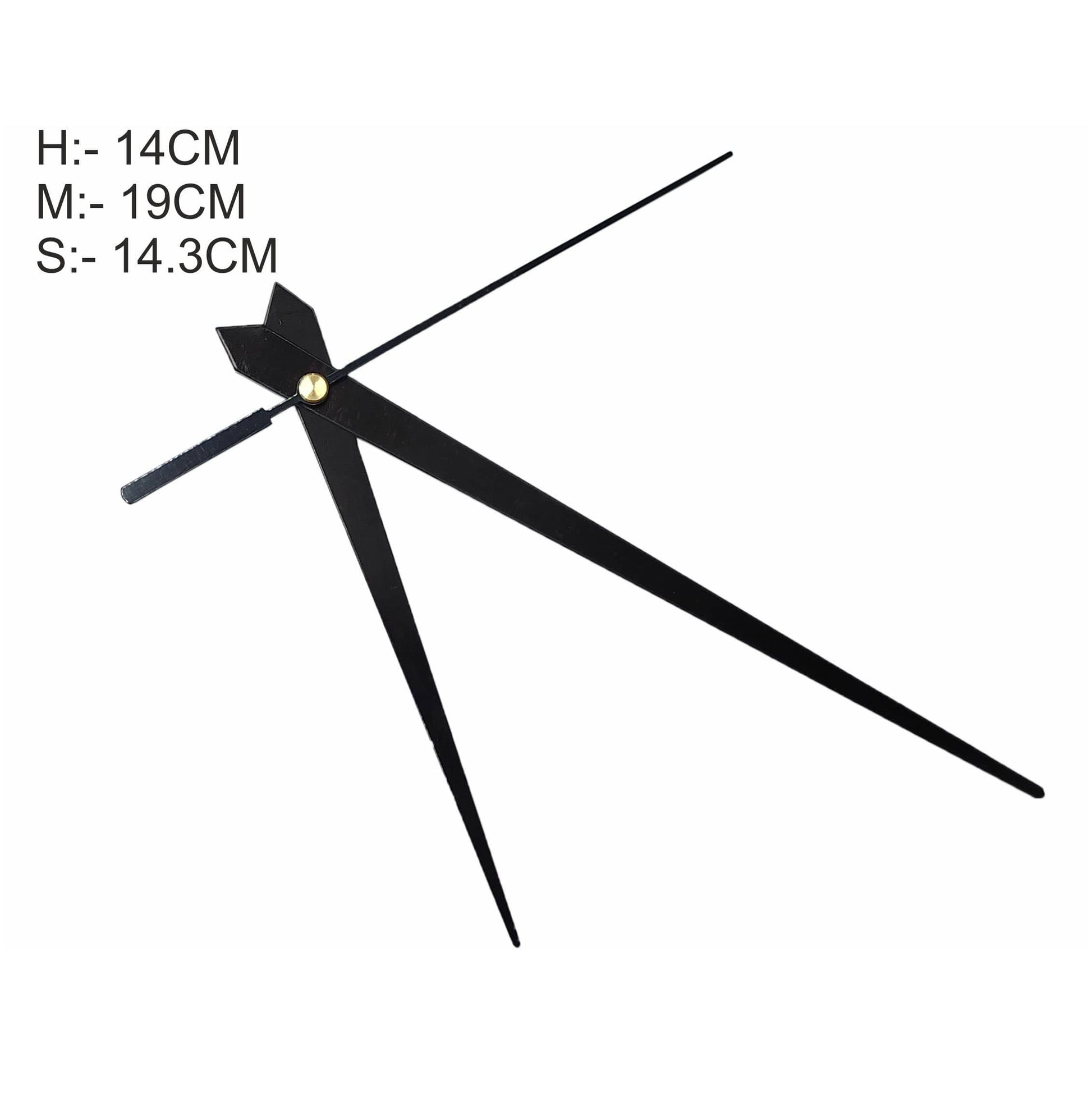 Crafteria BIG / BLACK Pointed Clock Needles
