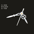 Crafteria SMALL / SILVER Clock Maharaja Hands