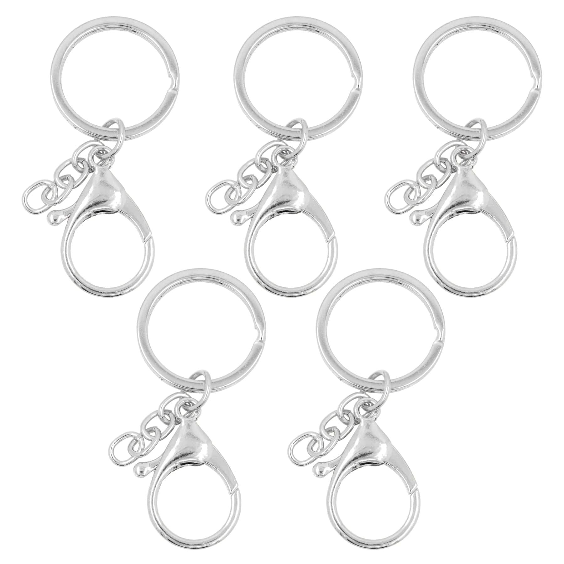 Crafteria SILVER Lobster Keychain