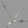 Crafteria SILVER CLOCK HANDS D-02