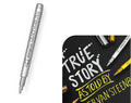 Crafteria SILVER METALLIC CRAFT WORK PEN