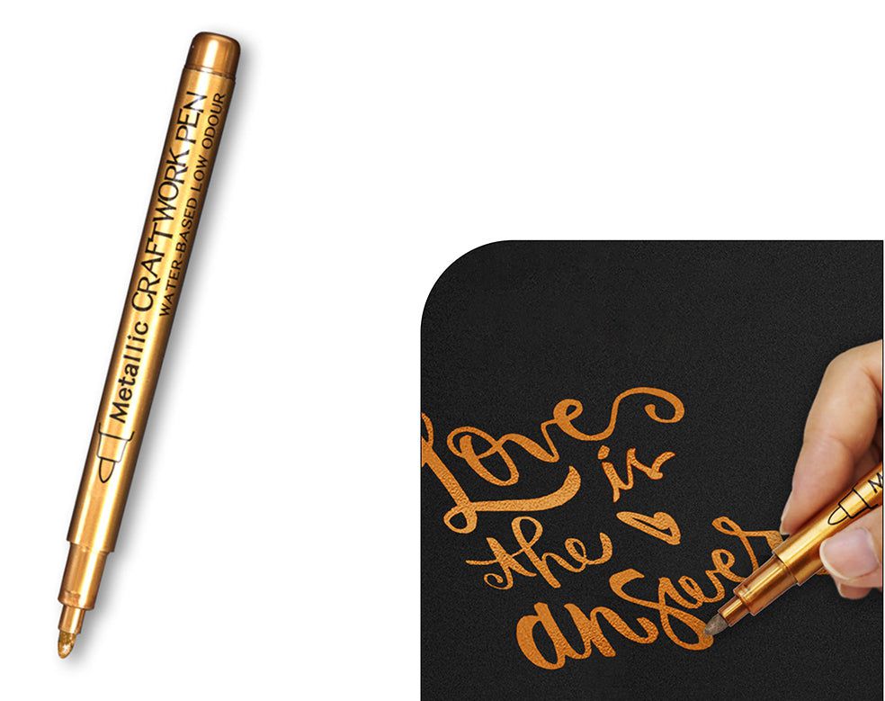 Crafteria COPPER METALLIC CRAFT WORK PEN