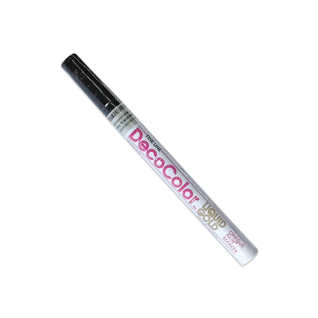 MARVY UCHIDA GOLD (Liquid Gold) Deco Color Fine Line Opaque paint Marker