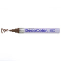 MARVY UCHIDA DARK BROWN Deco Color Broad Line Opaque paint Marker