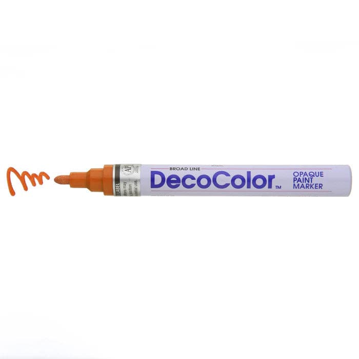 MARVY UCHIDA ORANGE Deco Color Broad Line Opaque paint Marker