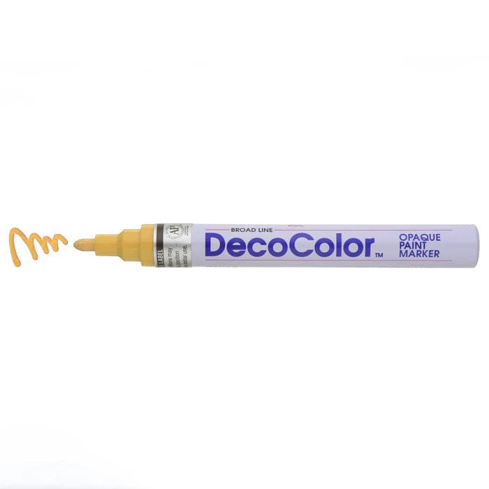 MARVY UCHIDA YELLOW Deco Color Broad Line Opaque paint Marker