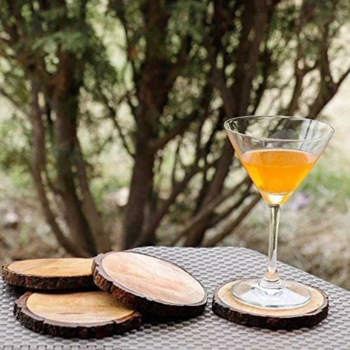 Crafteria Natural Wooden Coaster