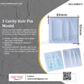 My Store Silicon Mould 3 Cavity Hair Pin Mould