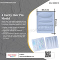 My Store Silicon Mould 4 Cavity Hair Pin Mould