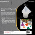 My Store Silicon Mould 20Mm Crystal Pyramid Mould