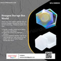 My Store Silicon Mould Hexagon Storage Box Mould