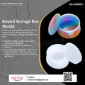 My Store Silicon Mould Round Storage Box Mould