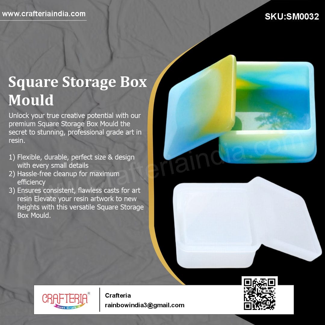 My Store Silicon Mould Square Storage Box Mould