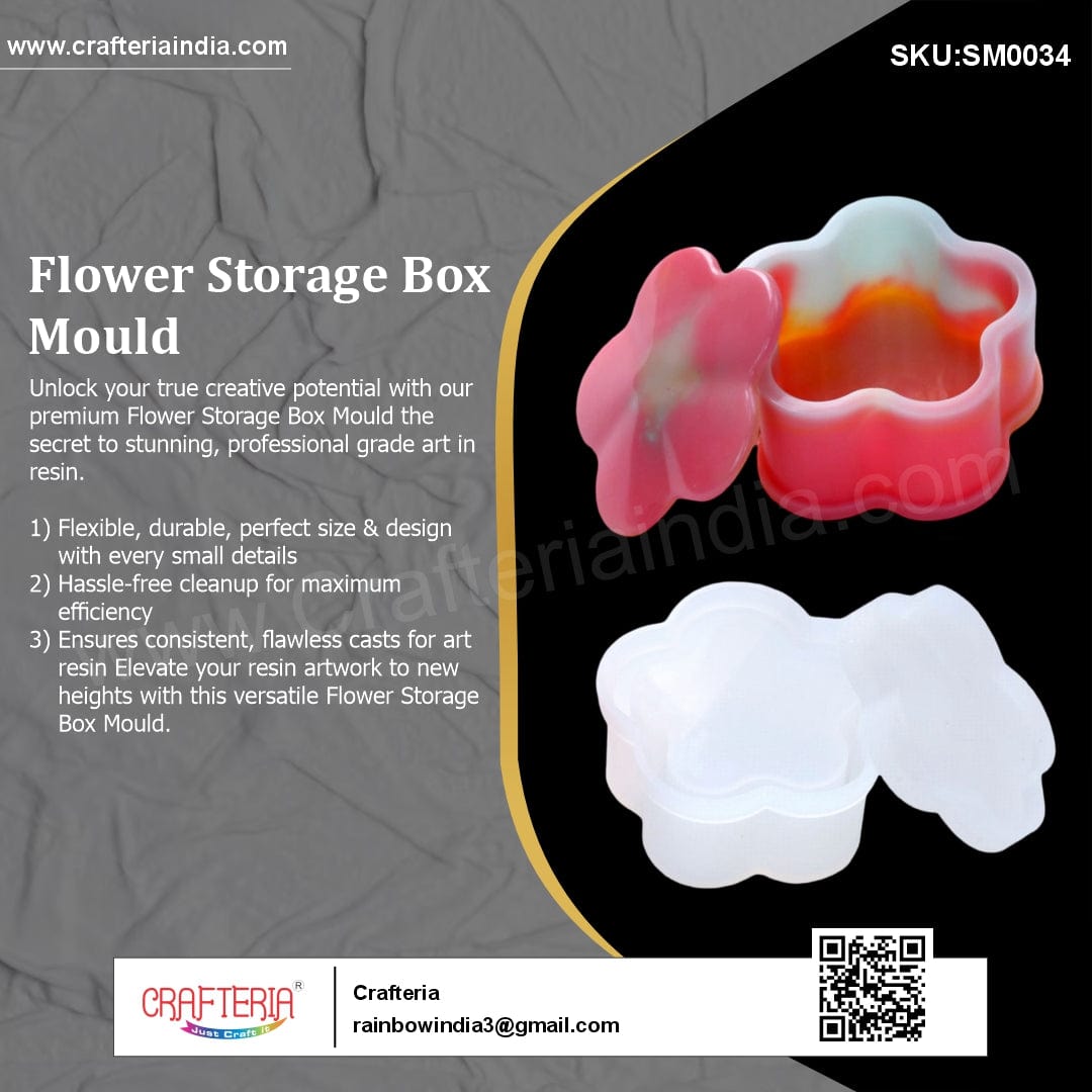 My Store Silicon Mould Flower Storage Box Mould