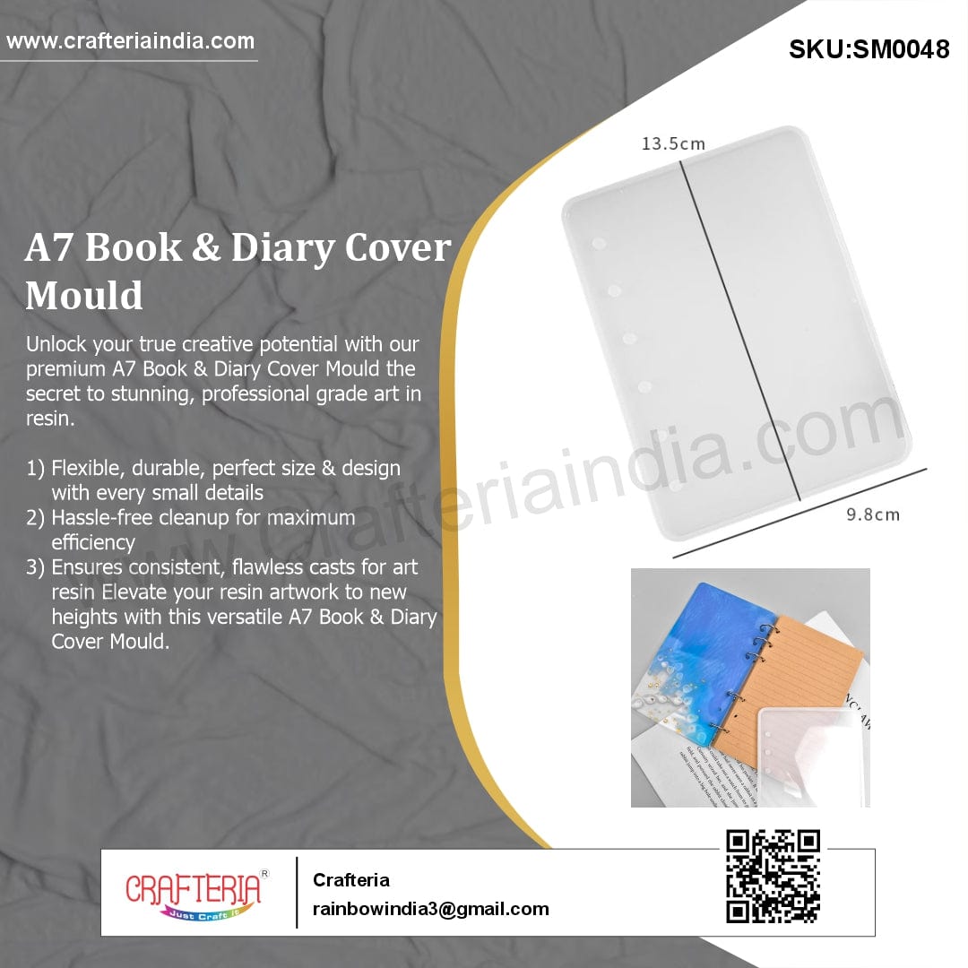 My Store Silicon Mould A7 Book & Diary Cover Mould