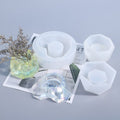 Crafteria Silicon Mould HEART FLOWER POT & TEA LIGHT CANDLE HOLDER MOULD