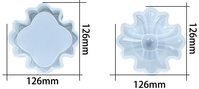 My Store Silicon Mould CROW HEART STORAGE BOX