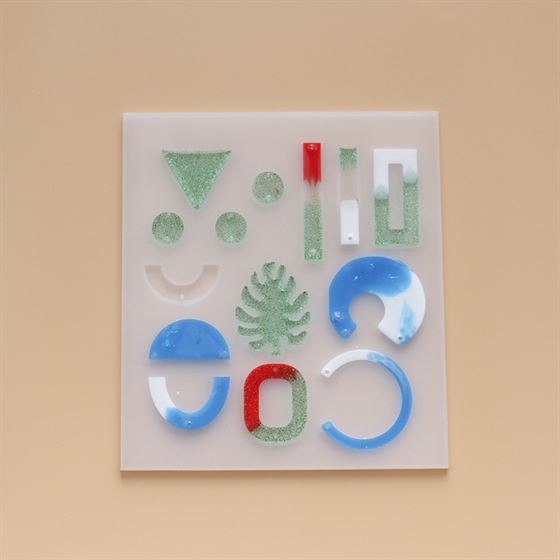 Crafteria Silicon Mould 13PC PENDANT & KEYCHAIN MOULD