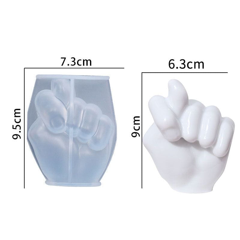 My Store Silicon Mould CLENCHING FIST GESTURE MOULD