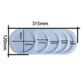 My Store Silicon Mould 6 CAVITY ECLIPSE MOULD