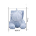 My Store Silicon Mould SEATING TEDDY BEAR CANDLE MOULD