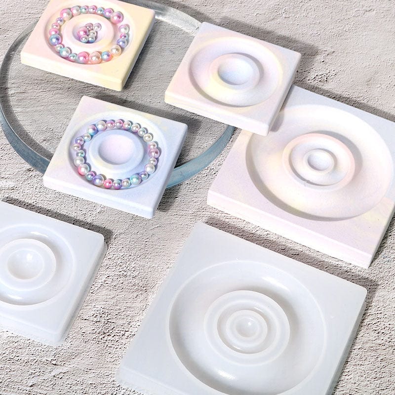 My Store Silicon Mould Small Square Jewellery Dish & Coaster Mould