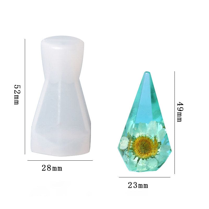 My Store Silicon Mould Cone Shaped Ring Holder & Candle Mould Design No 4