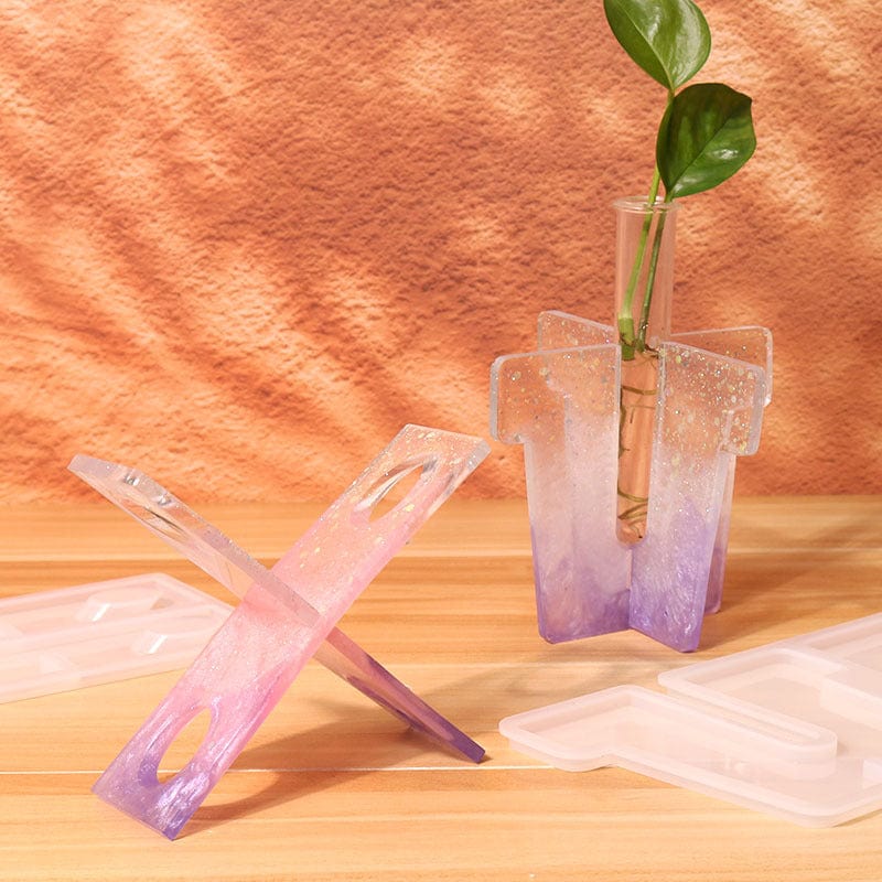 My Store Silicon Mould V Shaped Test Tube Planter Mould