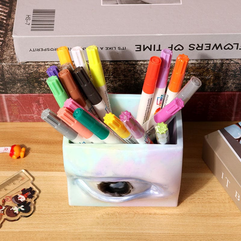 My Store Silicon Mould Eye Planter & Penstand Mould