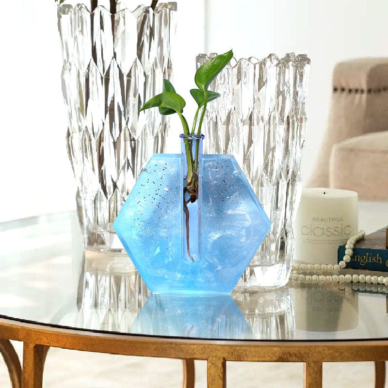 My Store Silicon Mould Hexagon Test Tube Planter Mould