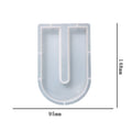My Store Silicon Mould U Shaped Test Tube Planter Mould