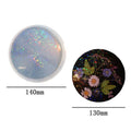 My Store Silicon Mould Holographic Round Coaster Mould